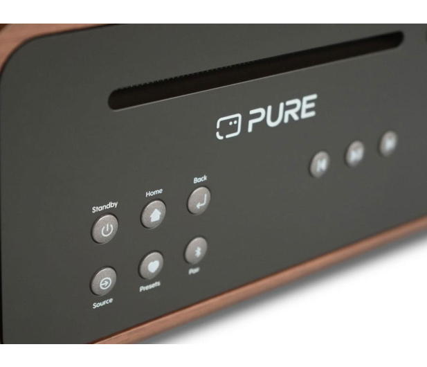 PURE Classic Stereo Coffee Black/Walnut EU/UK - 1538384 - zdjęcie 4